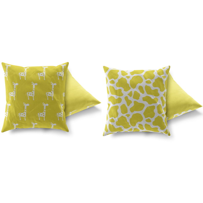 Aberto Design AB-4129-4165 Juego de Cojines 43x43 cm, 50% Algodón / 50% Poliéster, Tacto Suave y Elegante, Pack 2 Unidades